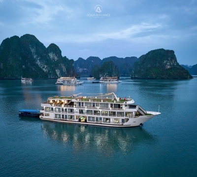 DU THUYỀN AQUA ELEGANCE 5 SAO  - 2 NGÀY 1 ĐÊM